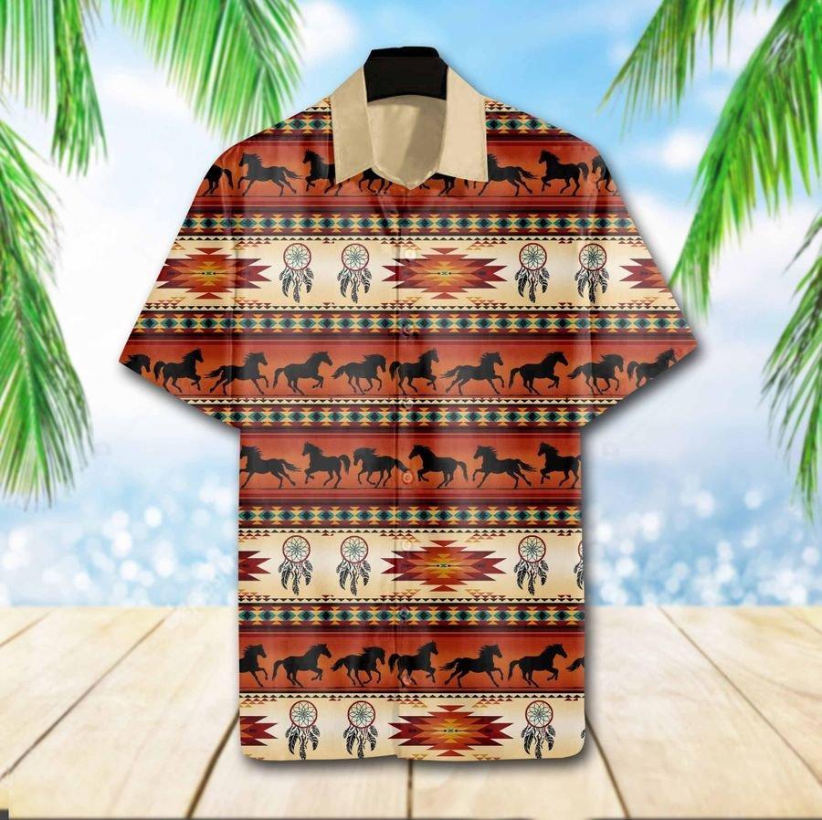 Native Horse Hawaiian Shirt Pre12589