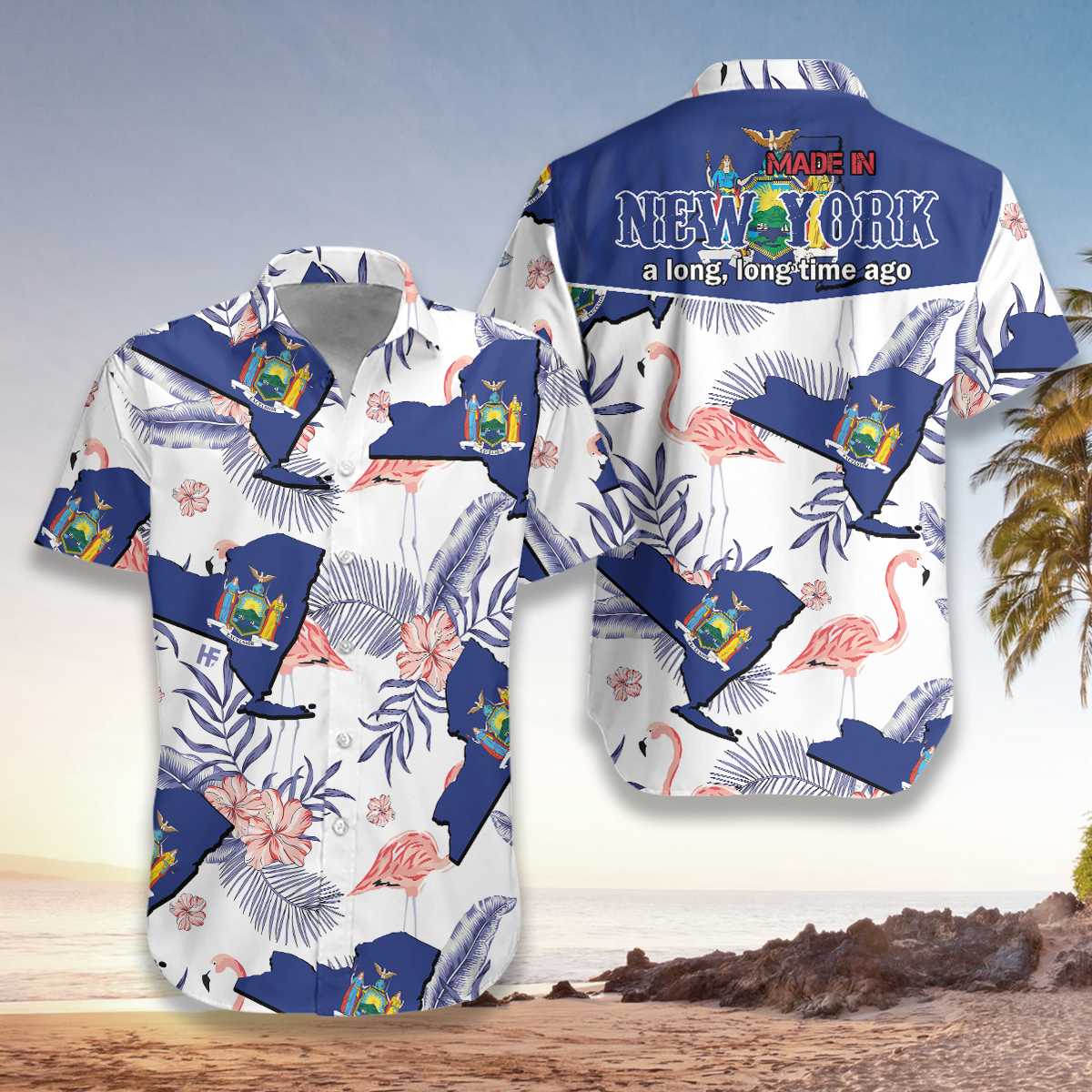 York Made In Long Time Hawaiian Shirt Pre11026 York Made In Long Time Hawaiian Shirt Pre11026