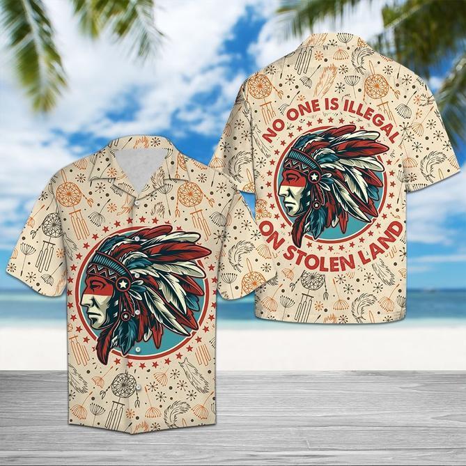 No One Is Illegal Hawaiian Shirt Pre12577 No One Is Illegal Hawaiian Shirt Pre12577
