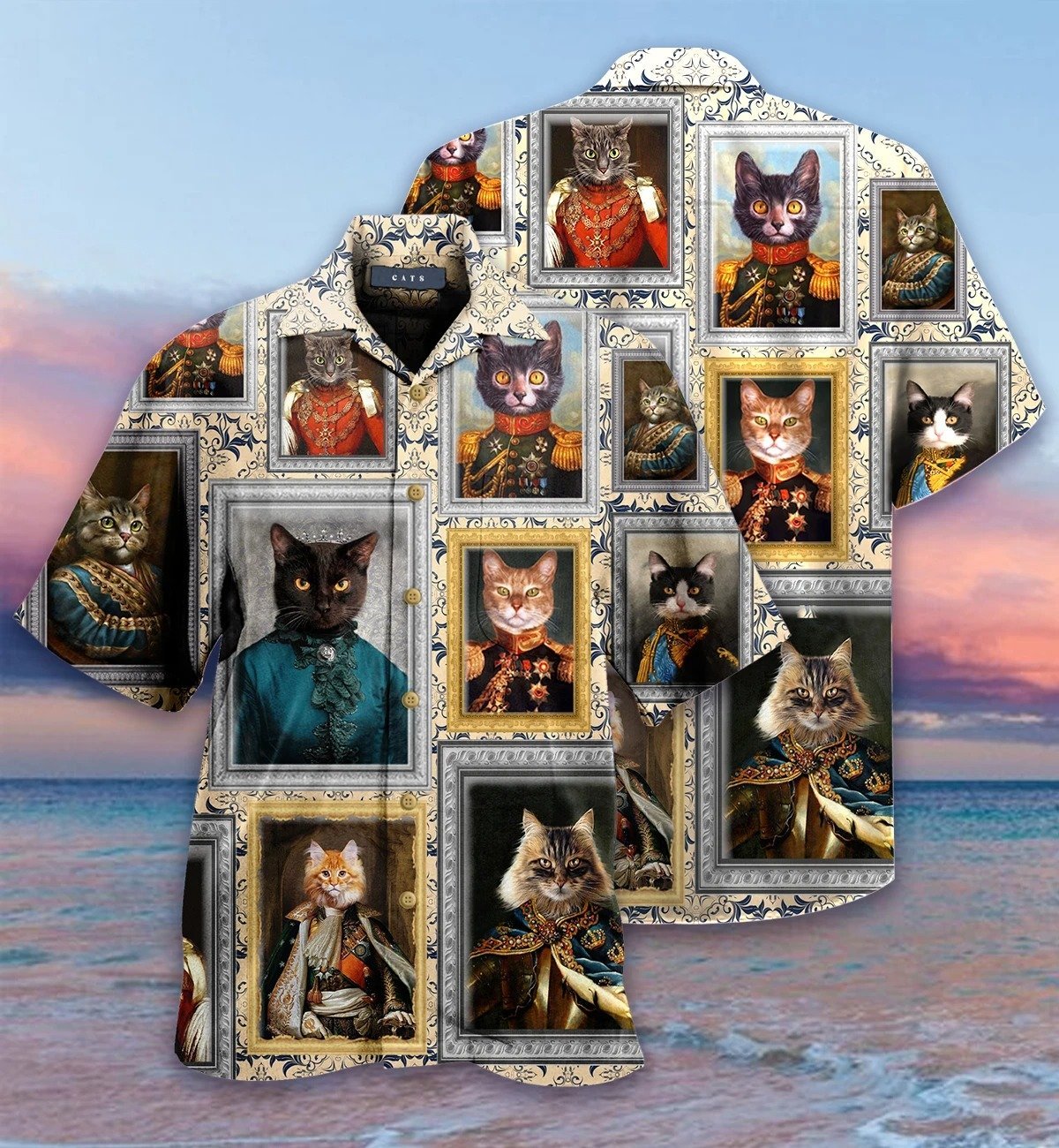 Noble Cat Aristocrat Hawaiian Shirt Pre12566 Noble Cat Aristocrat Hawaiian Shirt Pre12566
