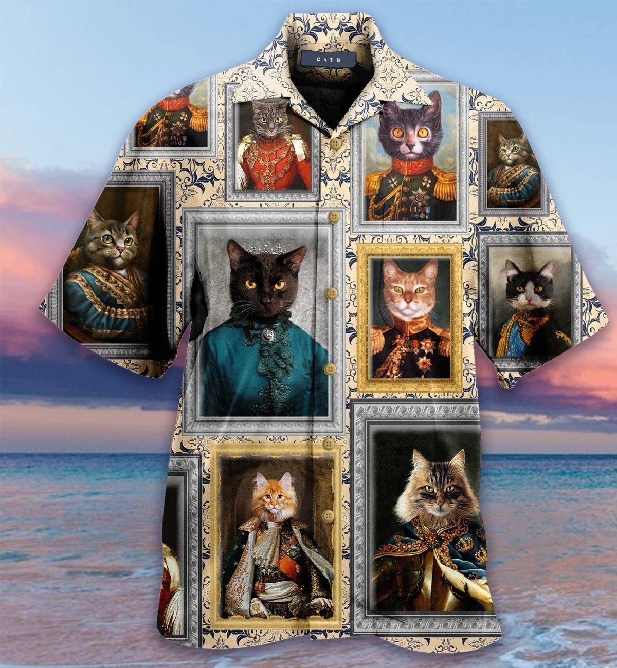 Noble Cat Aristocrat Hawaiian Shirt Pre12566 1 » Cool Gifts for You - Mfamilygift Noble Cat Aristocrat Hawaiian Shirt Pre12566 1
