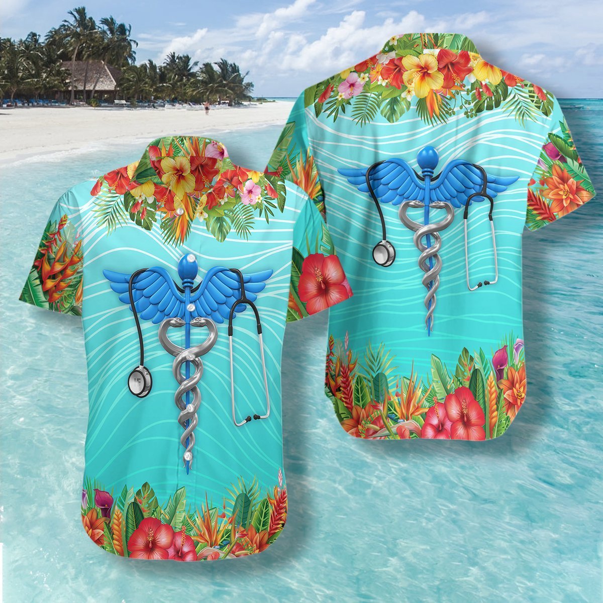 Nurse Hawaiian Shirt Pre12573