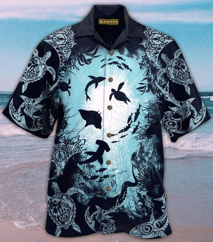 Ocean World Hawaiian Shirt Pre12494