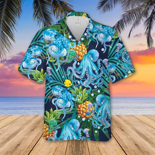 Octopus Hawaiian Shirt Pre10240