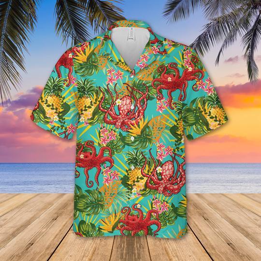 Octopus Hawaiian Shirt Pre10391 Octopus Hawaiian Shirt Pre10391