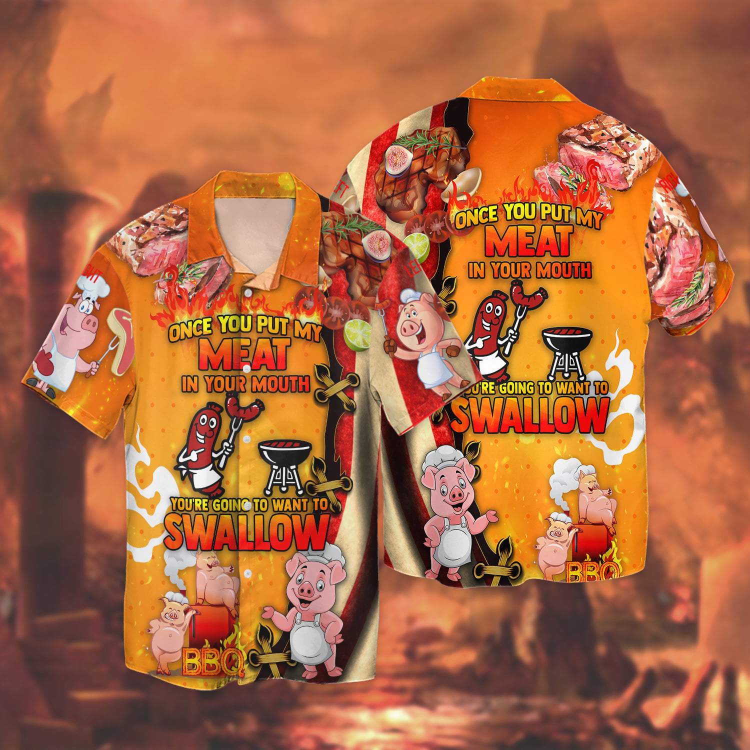 Once You Put My Meal Hawaiian Shirt Pre10850