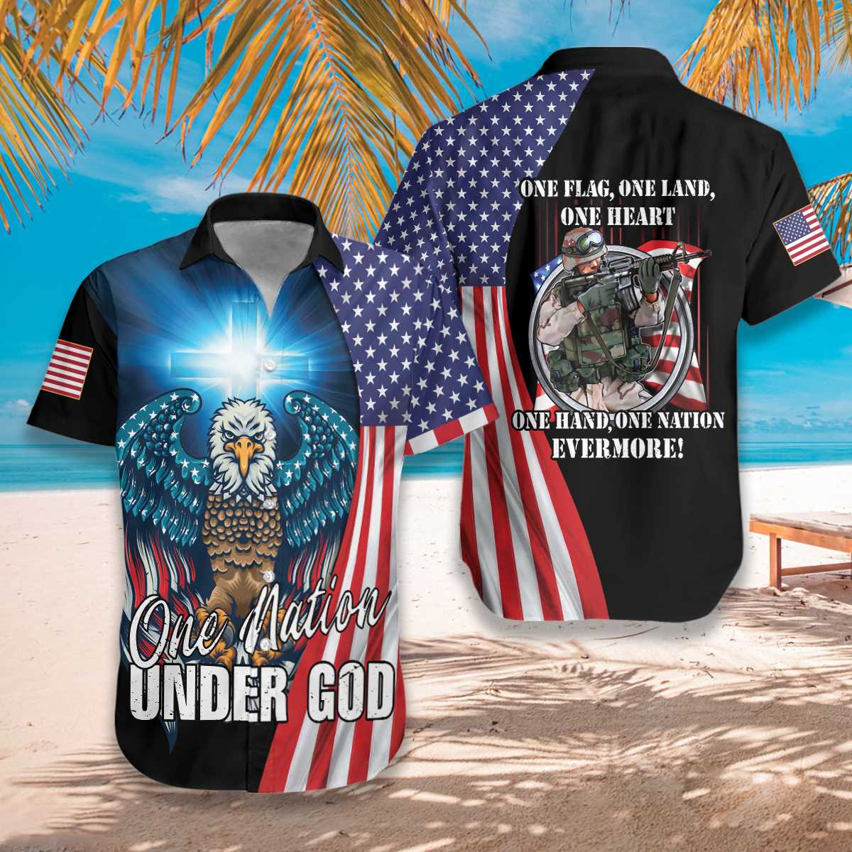 One Nation Under God Hawaiian Shirt Pre10447 One Nation Under God Hawaiian Shirt Pre10447