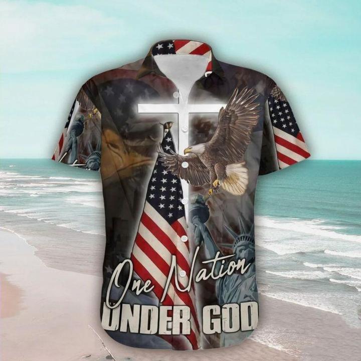 One Nation Under God Hawaiian Shirt Pre11713