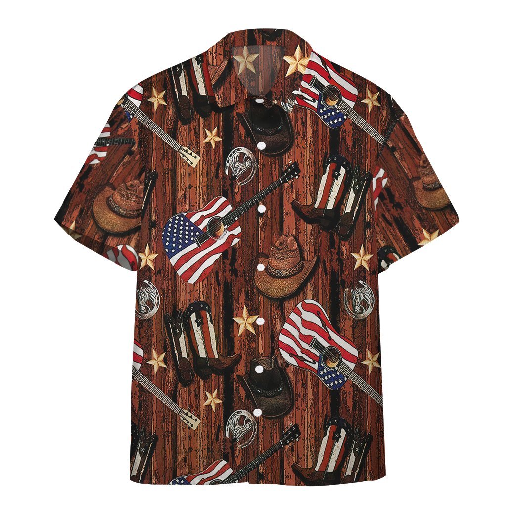 One Of A Kind Country Cowboy Custom Hawaiian Shirt Pre11777