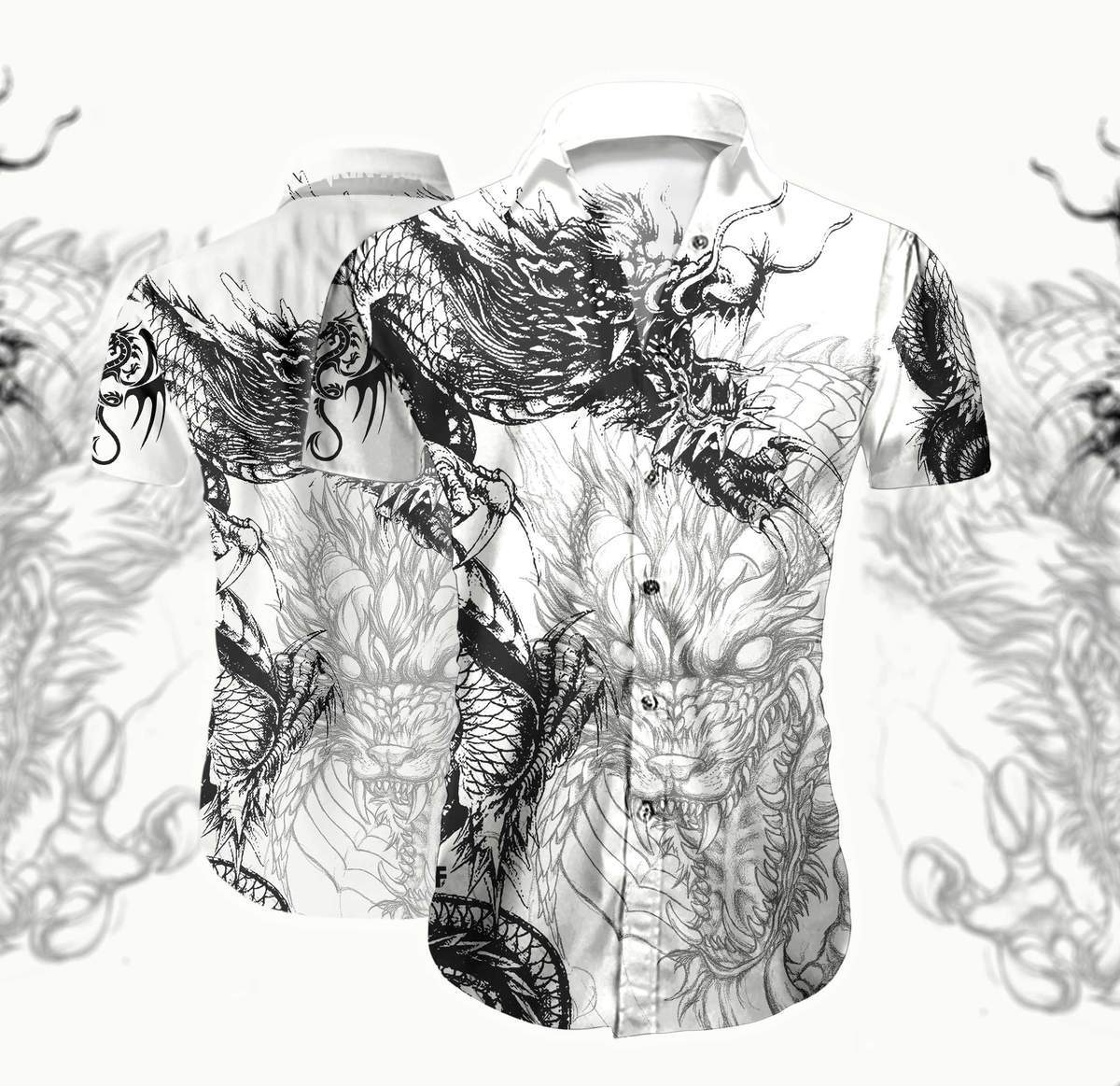 Oriental Dragon Hawaiian Shirt Pre12580