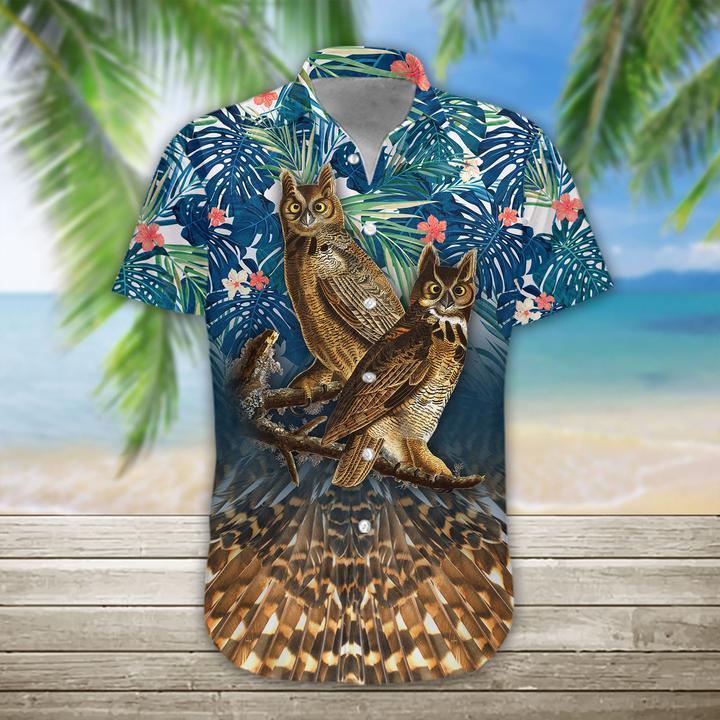 Owl Hawaiian Shirt Pre12524 Owl Hawaiian Shirt Pre12524