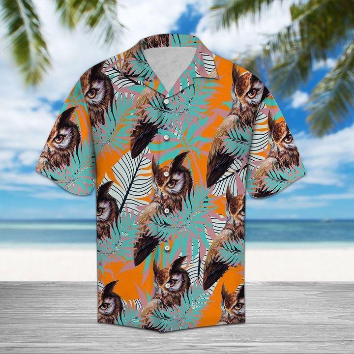 Owl Hawaiian Shirt Pre12532