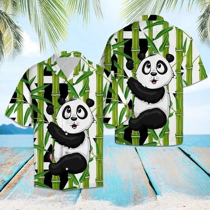 Panda Bamboo Hawaiian Shirt Pre11986