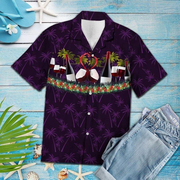 Paradise Red Wine Hawaiian Shirt Pre12510 Paradise Red Wine Hawaiian Shirt Pre12510
