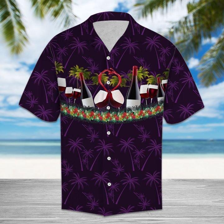 Paradise Red Wine Hawaiian Shirt Pre12510 1 » Cool Gifts for You - Mfamilygift Paradise Red Wine Hawaiian Shirt Pre12510 1