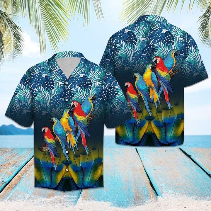 Parrot Forest Hawaiian Shirt Pre12500 Parrot Forest Hawaiian Shirt Pre12500