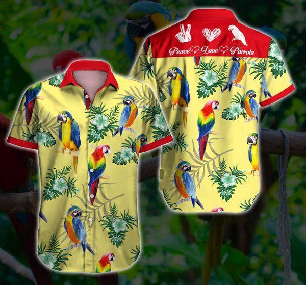 Parrot Hawaiian Shirt Pre12534