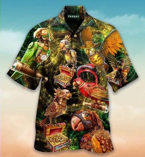 Parrot Hawaiian Shirt Pre12547 Parrot Hawaiian Shirt Pre12547