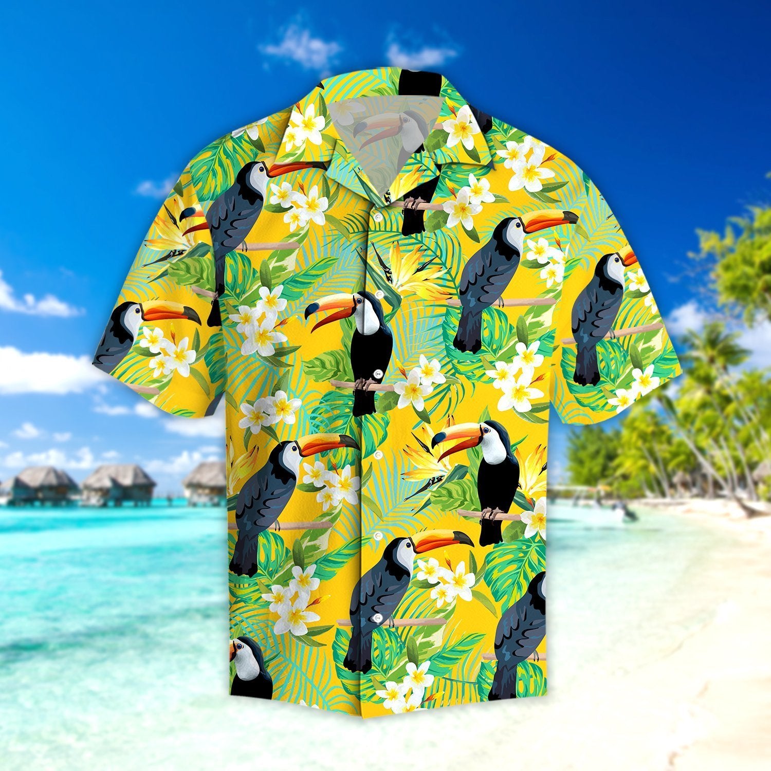 Parrots Hibiscus Tropical Hawaiian Shirt Pre12497 Parrots Hibiscus Tropical Hawaiian Shirt Pre12497