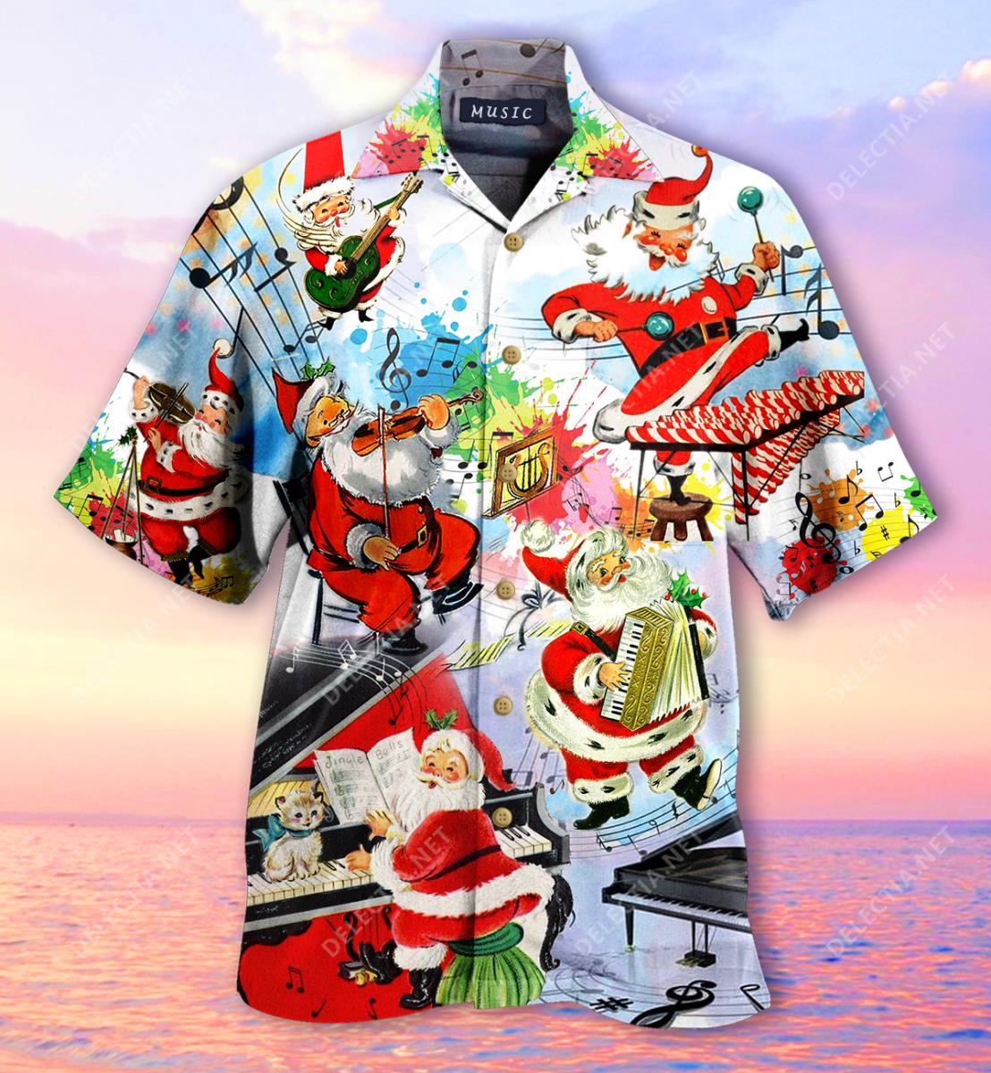 Party Music On Christmas Hawaiian Shirt Pre12548 Party Music On Christmas Hawaiian Shirt Pre12548