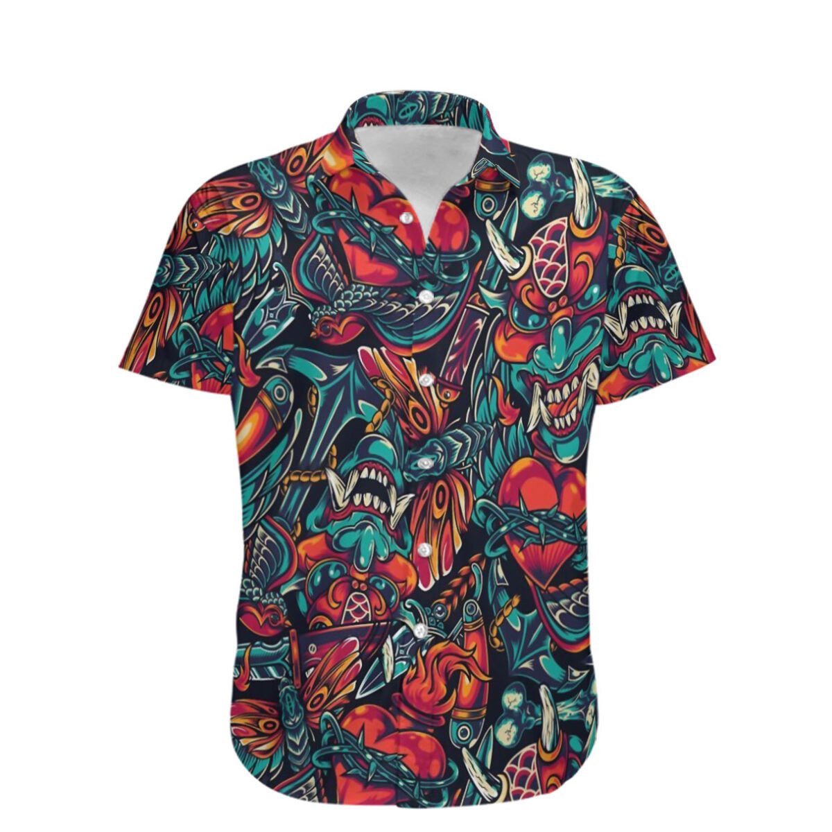 Pattern Flower Love Hawaiian Shirt Pre10749