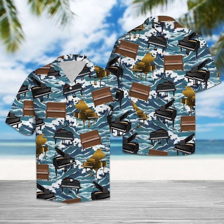 Piano Hawaiian Shirt Pre12528