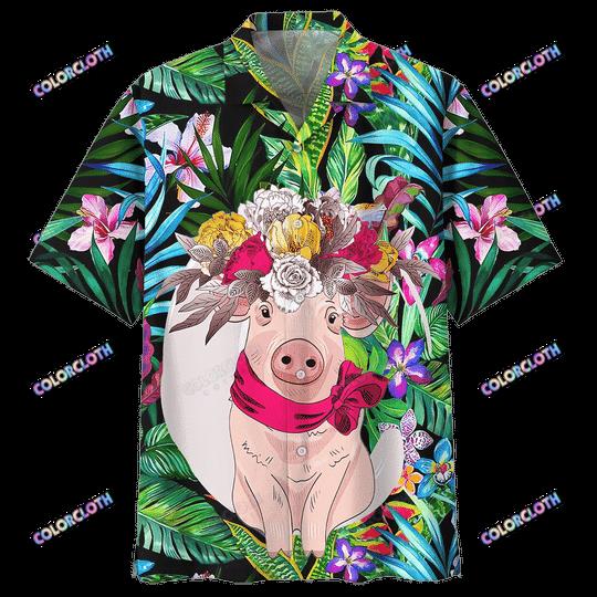 Pig Hawaiian Shirt Pre10807