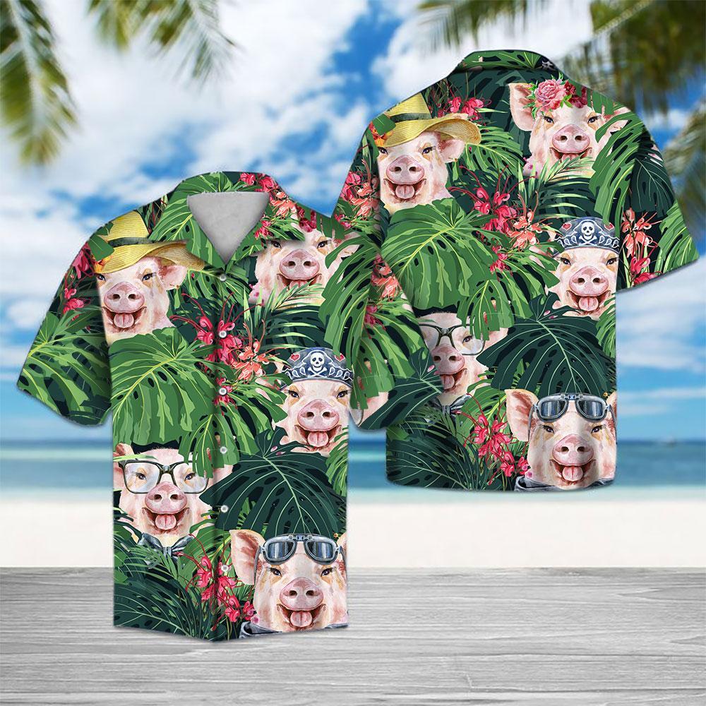 Pig Hawaiian Shirt Pre10888
