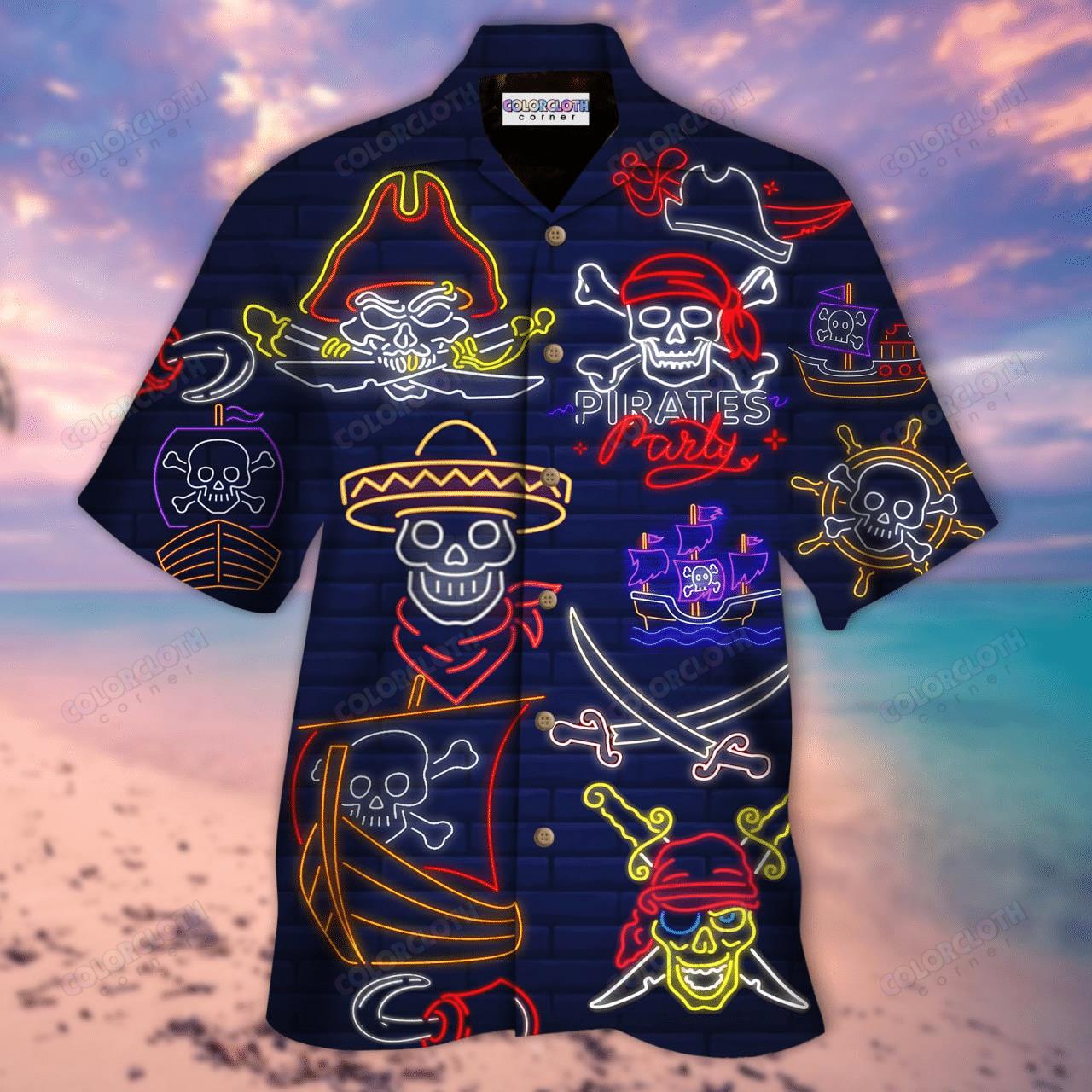 Pirates Party Hawaiian Shirt Pre10717 Pirates Party Hawaiian Shirt Pre10717