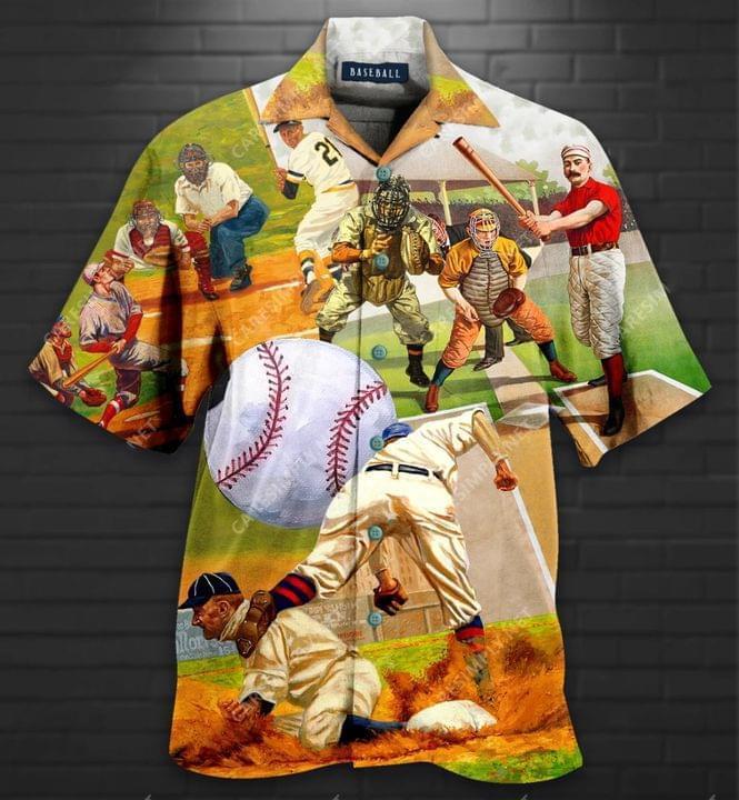 Playing Baseball Hawaiian Shirt Pre12466