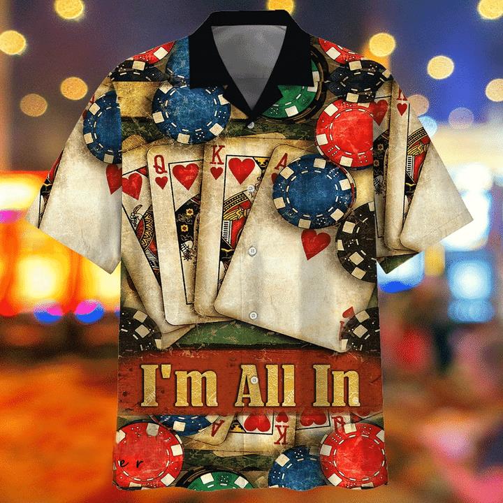 Poker Player Hawaiian Shirt Pre11574