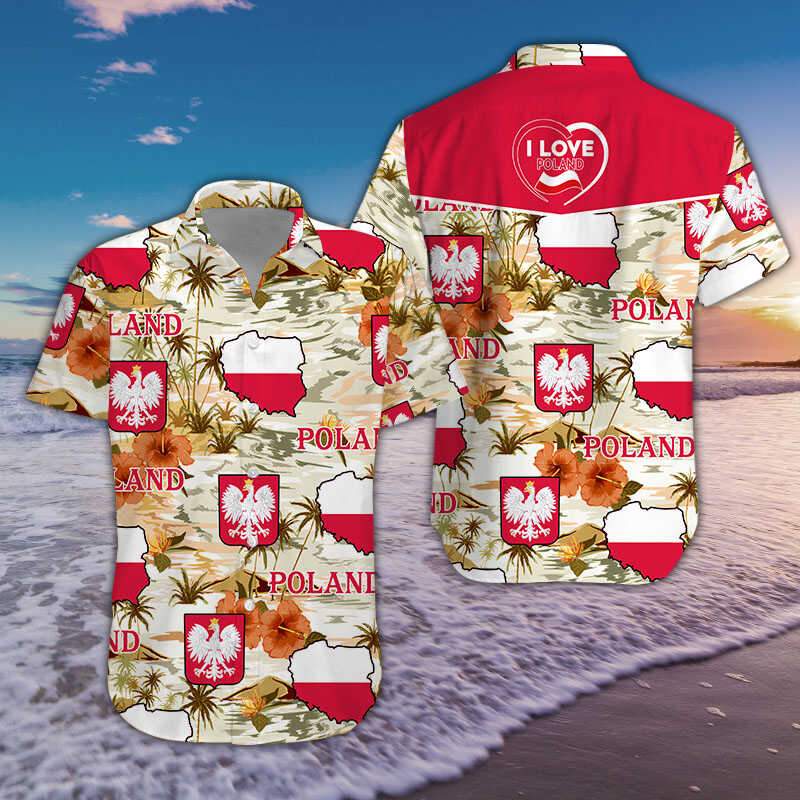 Poland Hawaiian Shirt Pre11244
