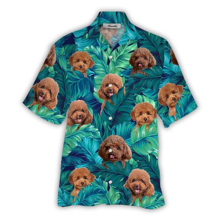 Poodle Hawaiian Shirt Pre10245