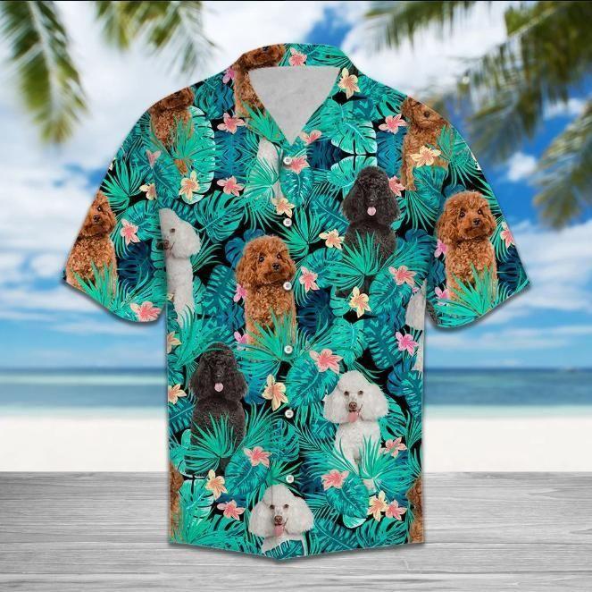 Poodle Tropical Hawaiian Shirt Pre12422 Poodle Tropical Hawaiian Shirt Pre12422
