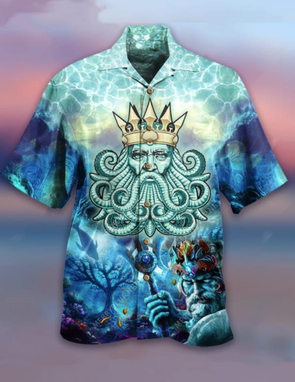 Poseidon Hawaiian Shirt Pre11741