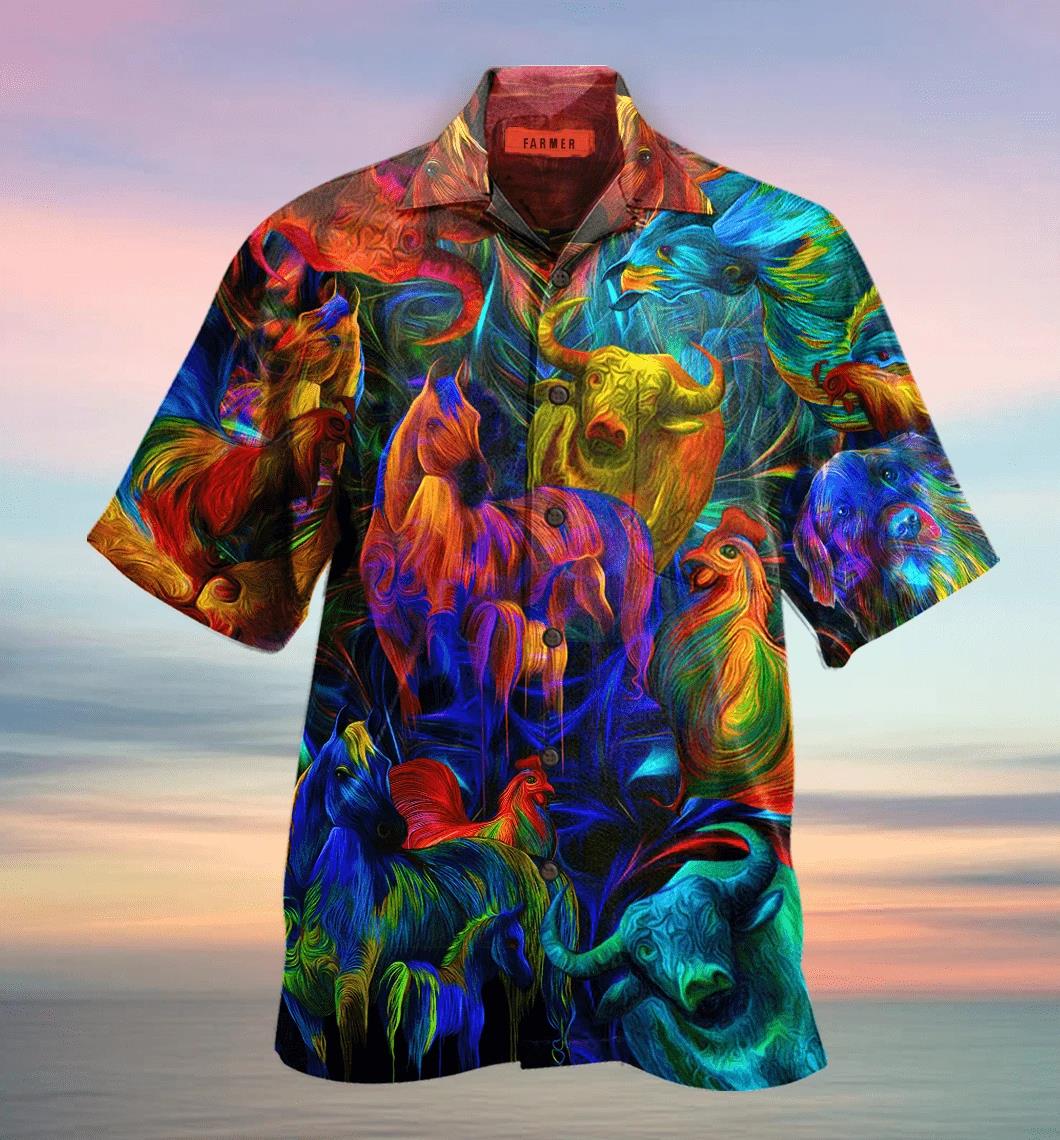 Proud Farmer Hawaiian Shirt Pre12437 1 » Cool Gifts for You - Mfamilygift Proud Farmer Hawaiian Shirt Pre12437 1