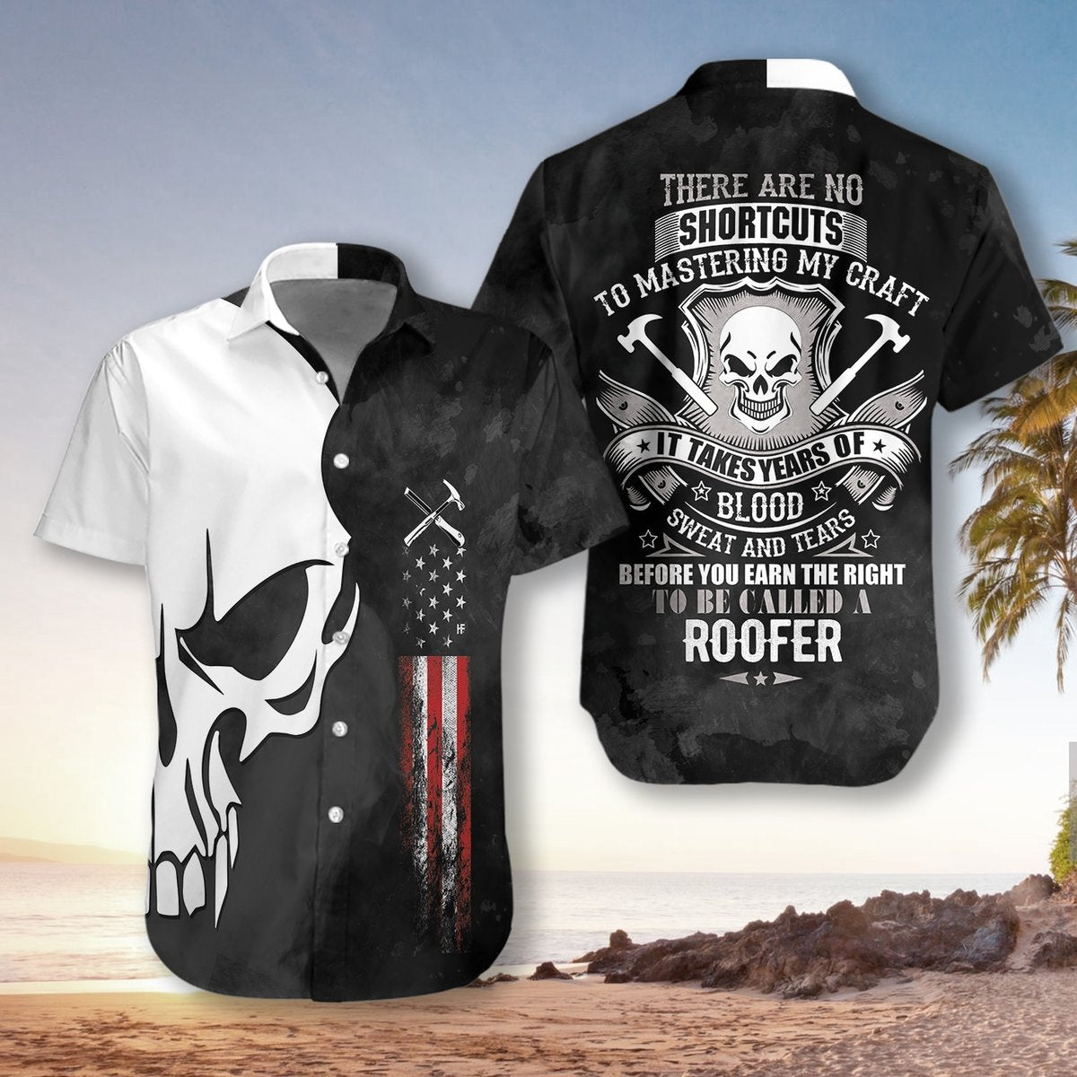 Proud Skull Hawaiian Shirt Pre12449