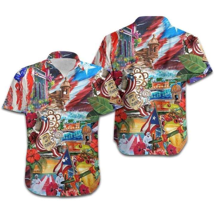 Puerto Rico Aesthetic Hawaiian Shirt Pre10021 Puerto Rico Aesthetic Hawaiian Shirt Pre10021