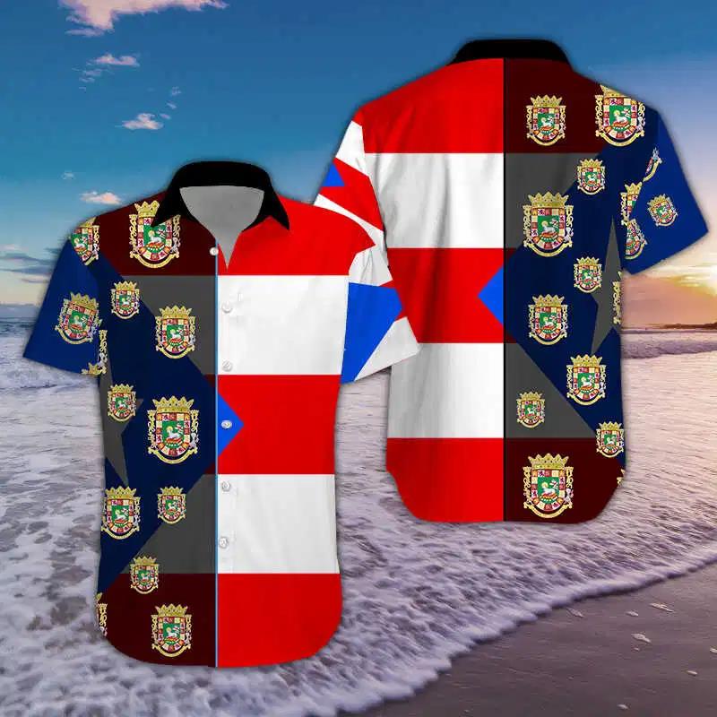 Puerto Rico Hawaiian Shirt Pre11250