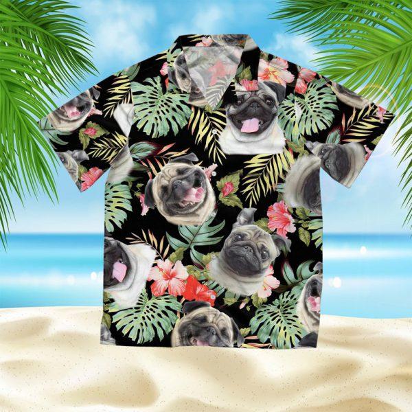 Pug Hawaiian Shirt Pre11166 Pug Hawaiian Shirt Pre11166