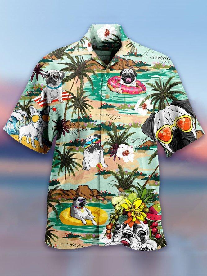 Pugs Hawaiian Shirt Pre12471 Pugs Hawaiian Shirt Pre12471