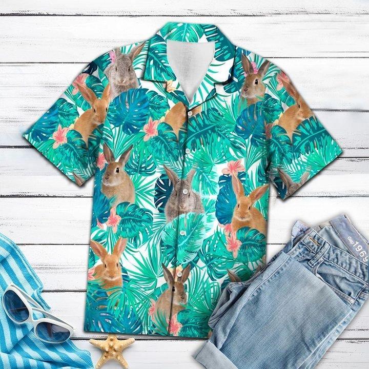 Rabbit Hawaiian Shirt Pre12418 Rabbit Hawaiian Shirt Pre12418