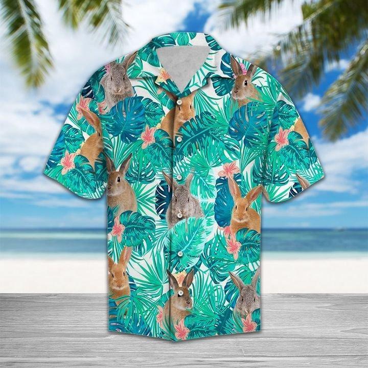 Rabbit Hawaiian Shirt Pre12418 1 » Cool Gifts for You - Mfamilygift Rabbit Hawaiian Shirt Pre12418 1