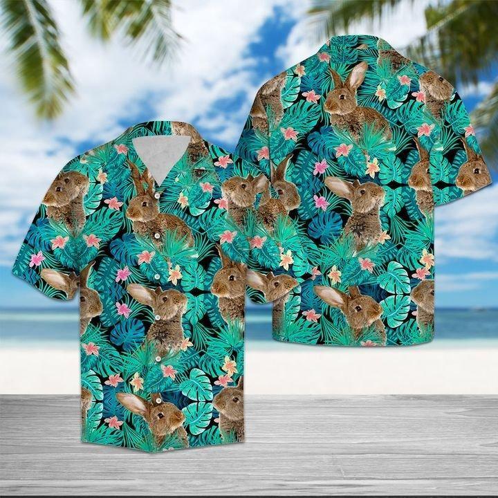 Rabbit Tropical Hawaiian Shirt Pre12410 Rabbit Tropical Hawaiian Shirt Pre12410
