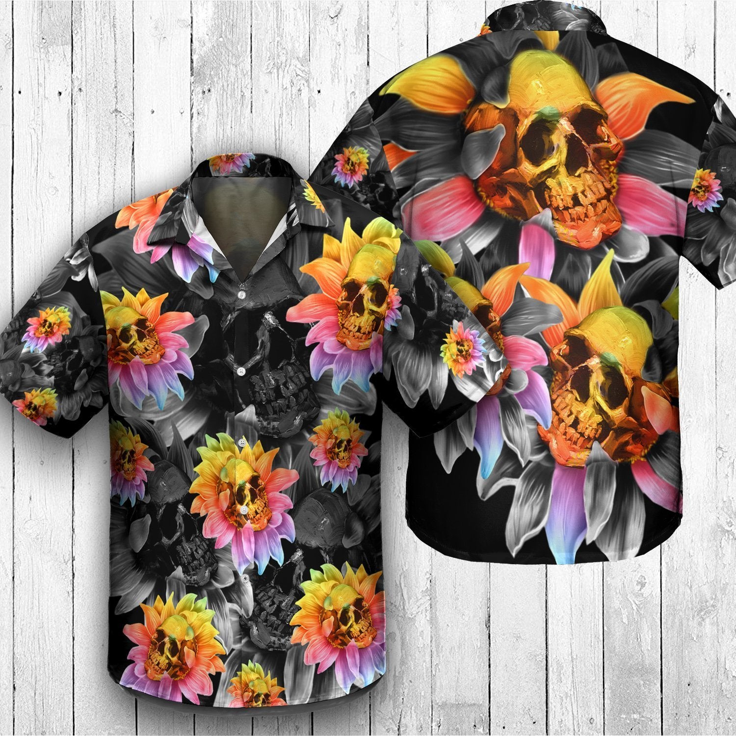 Rainbow Hawaiian Shirt Pre12426 Rainbow Hawaiian Shirt Pre12426