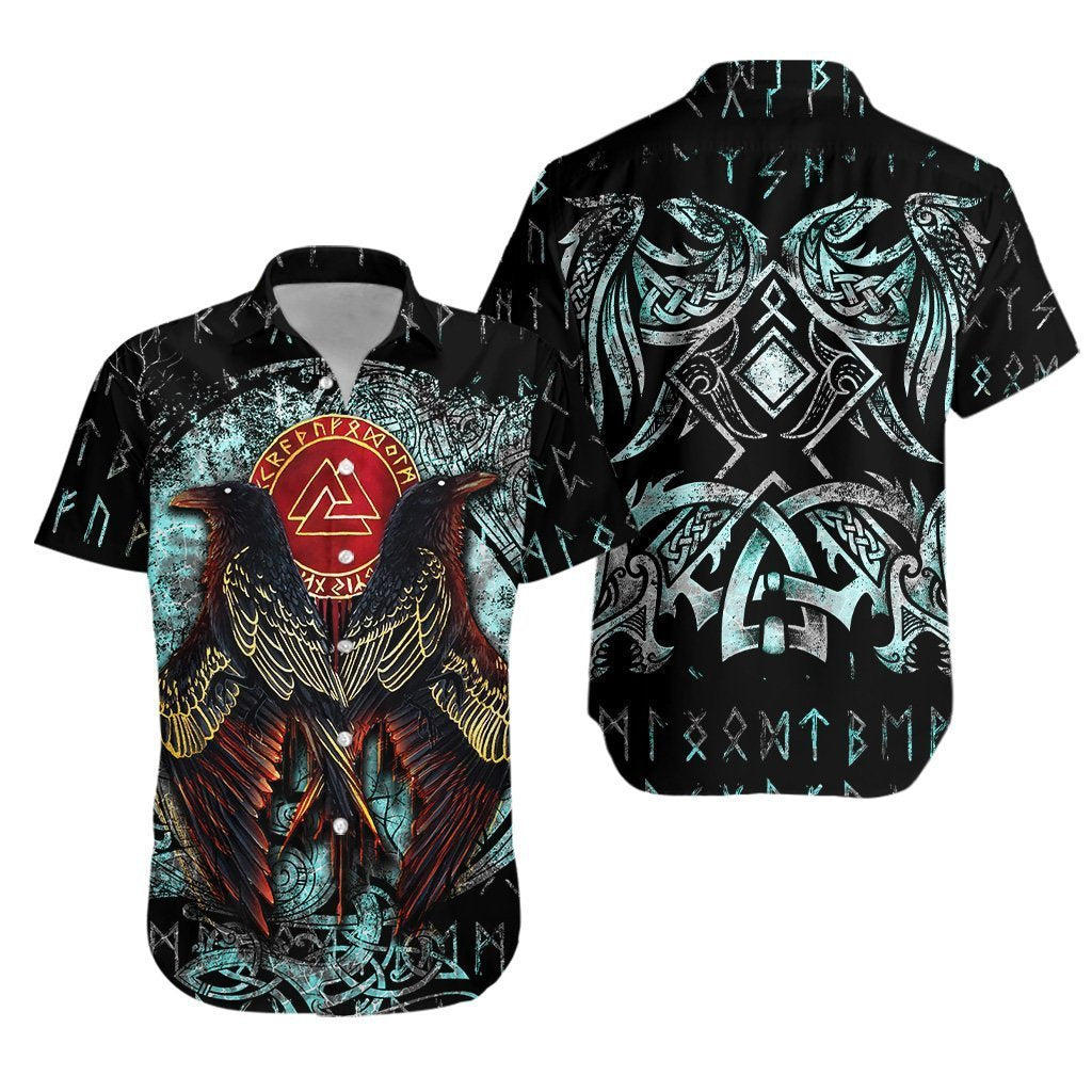 Raven Moon Tattoo Hawaiian Shirt Pre12434 Raven Moon Tattoo Hawaiian Shirt Pre12434