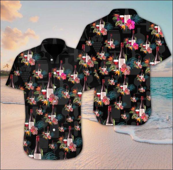 Red Wine Hawaiian Shirt Pre10968
