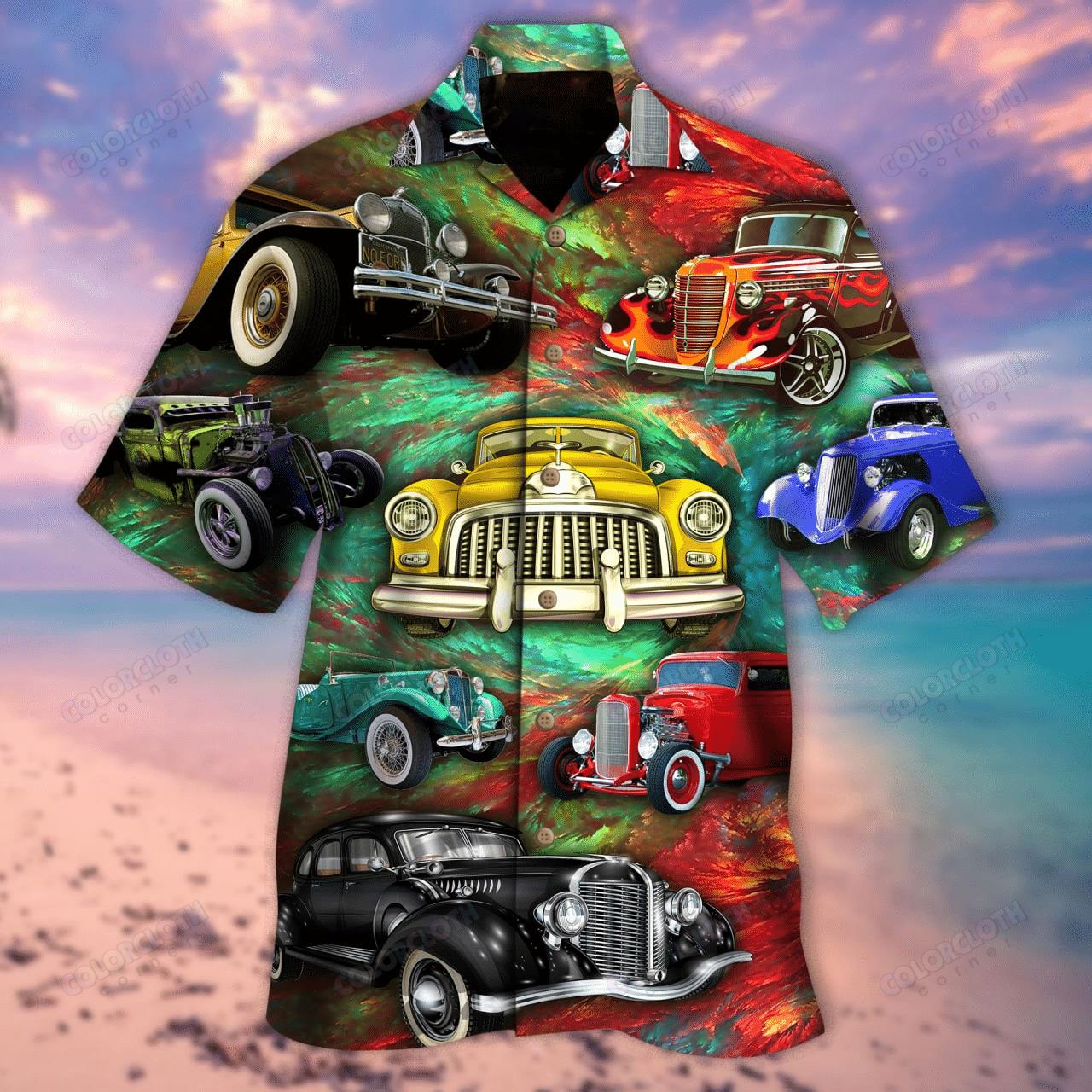 Ride A Hot Rod Hawaiian Shirt Pre10808