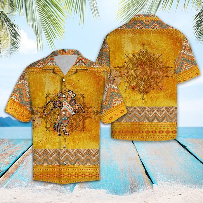 Rodeo Vintage Hawaiian Shirt Pre10599