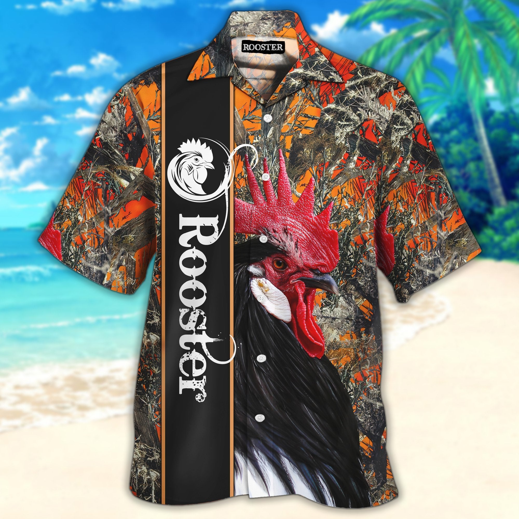 Rooster Aloha Hawaiian Shirt Pre10272